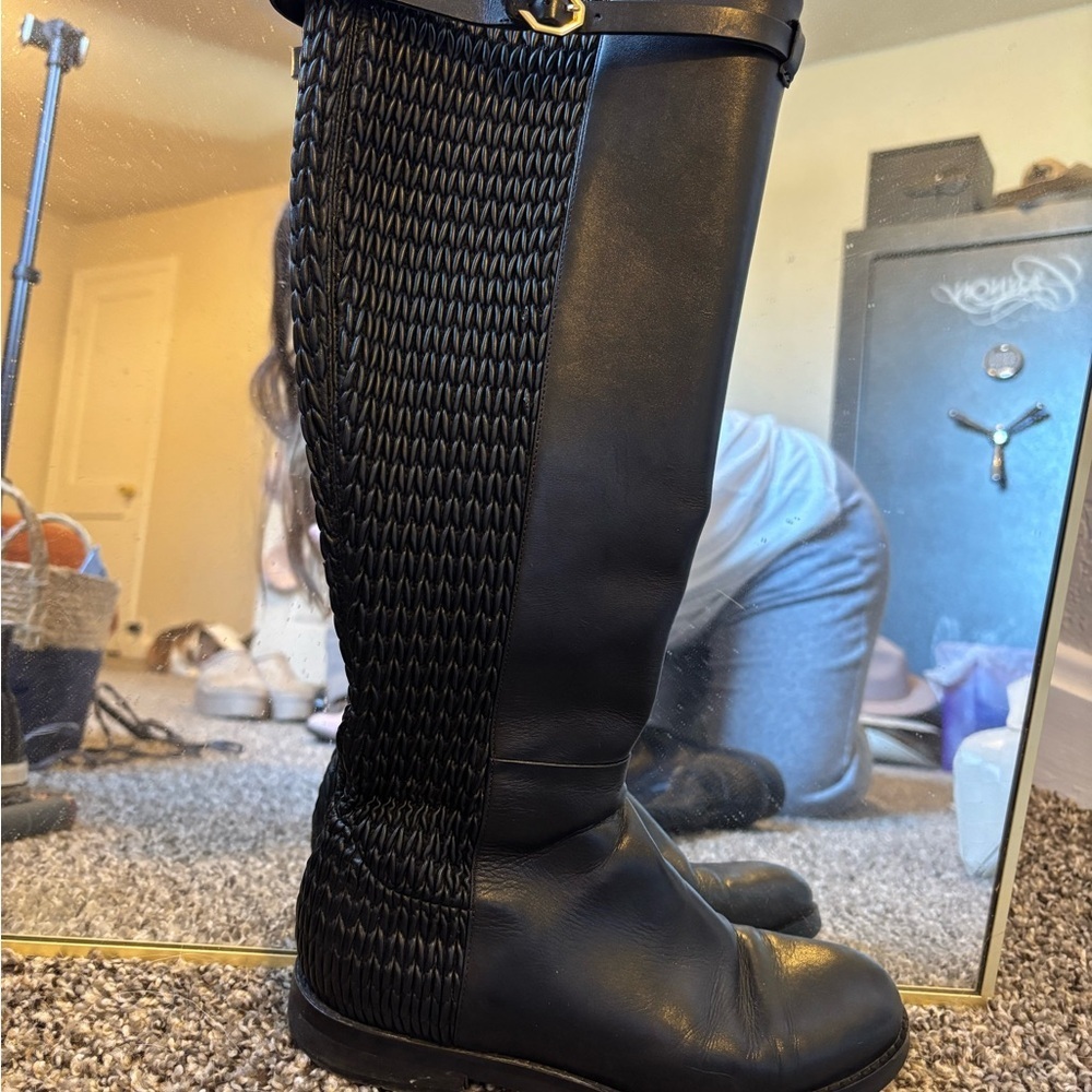 Cole Haan Black Over the Knee Boots - Picture 10 of 11